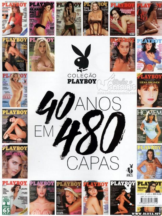 Todas as 480 capas da história da Playboy Brasil reunidas em um especial inesquecível