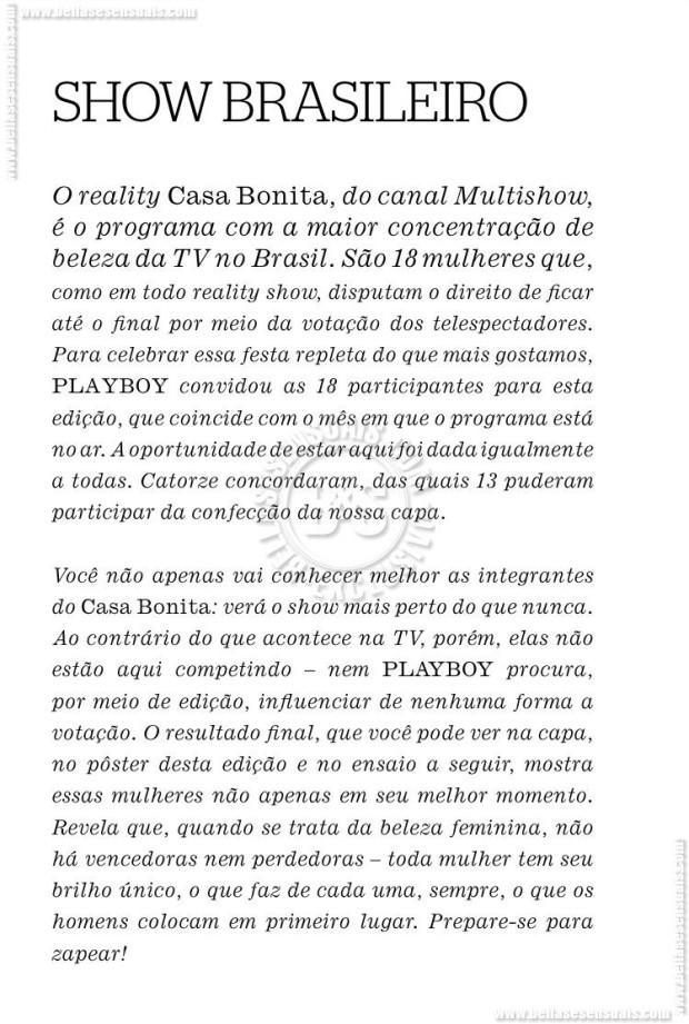 Playboy Maio 2013: As gatas da Casa Bonita (62 fotos) 22 Playboy maio 2013 gatas da casa bonita 8