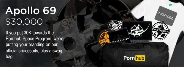 Pornhub lanca campanha para gravar filme no espaco 13