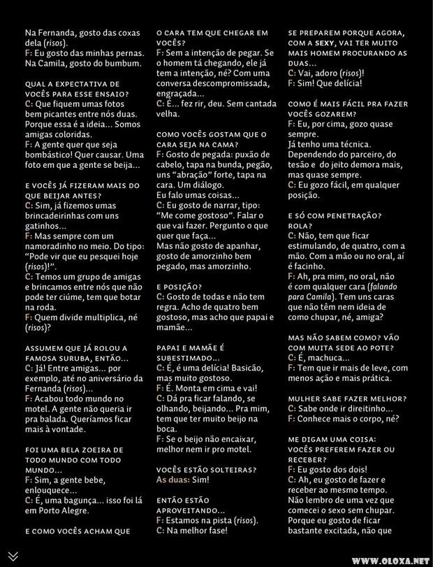 Sexy de Setembro Fernanda Brum e Camila Remedy 5