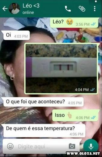 Trollando os homens com falsa gravidez pelo WhatsApp 41
