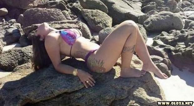 Uma gari antes e depois de se tornar modelo 14