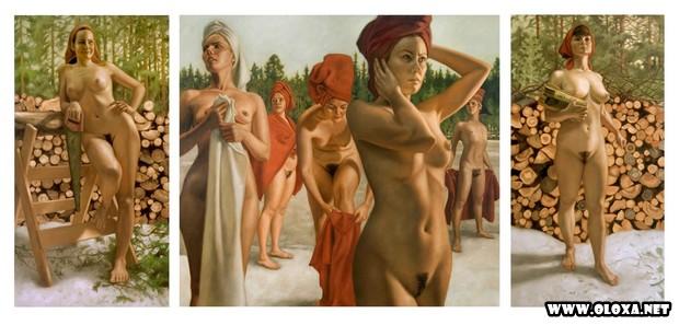 Nu, escancarado e simbólico – a arte de Laakso é um tapa na cara da moralidade preguiçosa