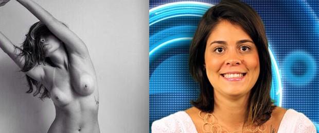 Bella Maia nua, natural e com tudo exposto