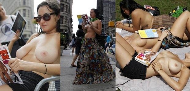 Leia com os peitos livres. Porque pode.