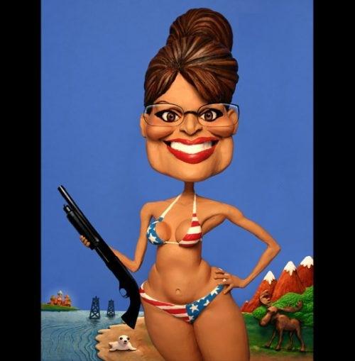 Quando o exagero vira arte.