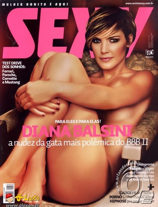 Diana Balsini, ex-BBB, em seu ensaio sensual para a revista Sexy de junho de 2011, fotografada por Daniel Aratangy em uma mansão na Granja Viana