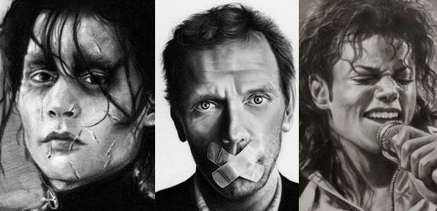 Fotos? Não. Só muito lápis e paciência.