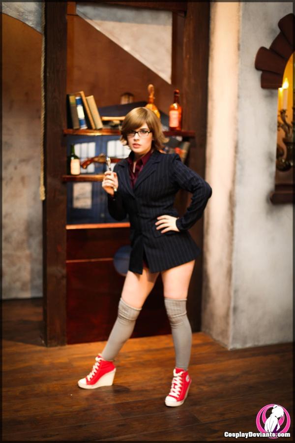 Cosplay nerg moreninha gostosa nua