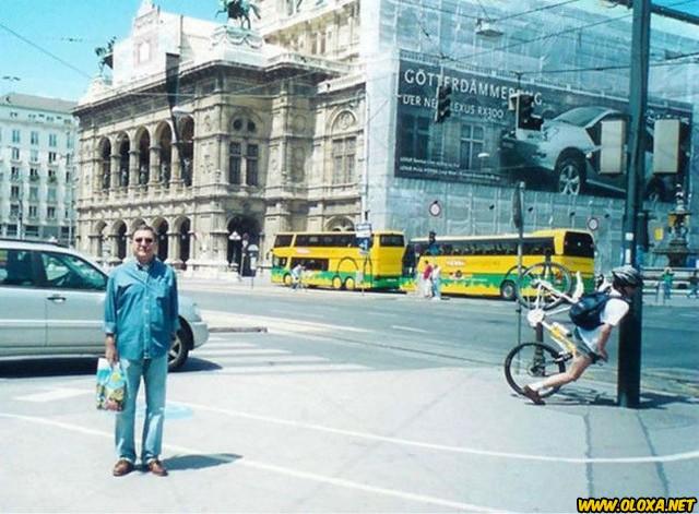 14 Fotos no lugar, no tempo e no ângulo exatos