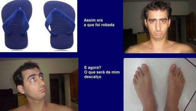 Em busca das Havaianas roubadas