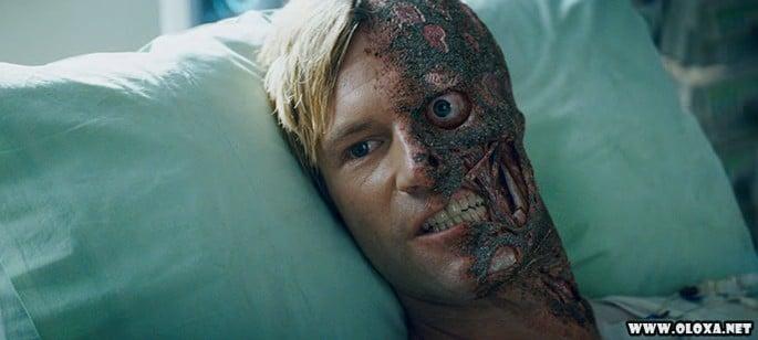 o Cavaleiro das trevas Antes e depois de efeitos especiais de cinema 3