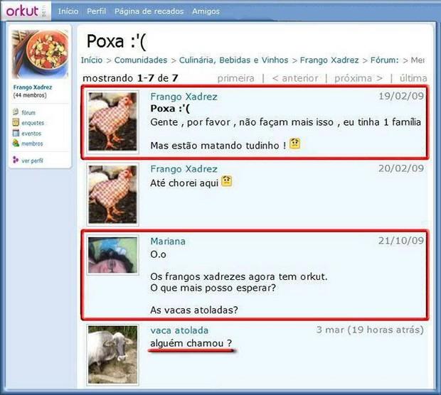 Quando o prato do dia cria perfil e desabafa na timeline.