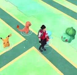 pikachu Squirtle Charmander Bulbassauro pokemon go