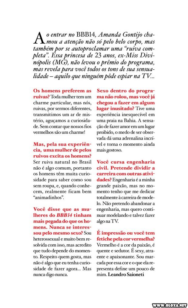 playboy de maio amanda contijo ruiva do bbb 9