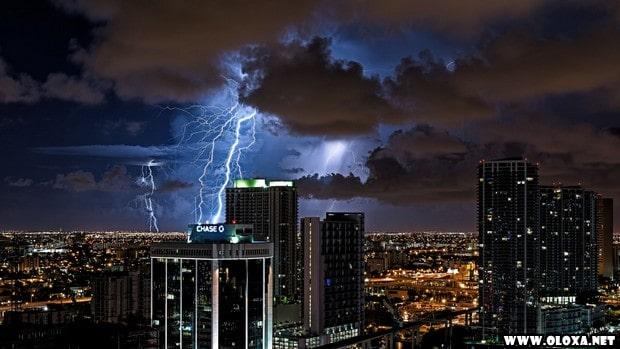 Quando o céu resolve brilhar com força.