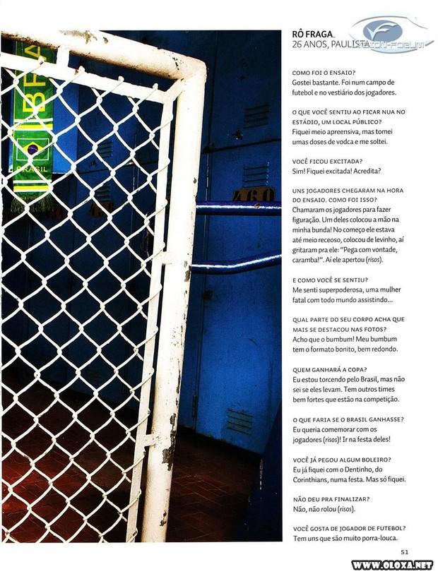 sexy de junho ro fraga a gata da copa 19