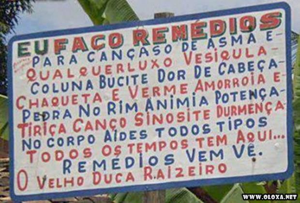 Se tá ruim da vesícula, com sinosite ou com “qualquerluxo”... chama o Duca!