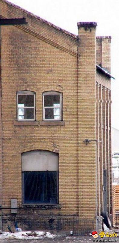 vejo rostos em construções