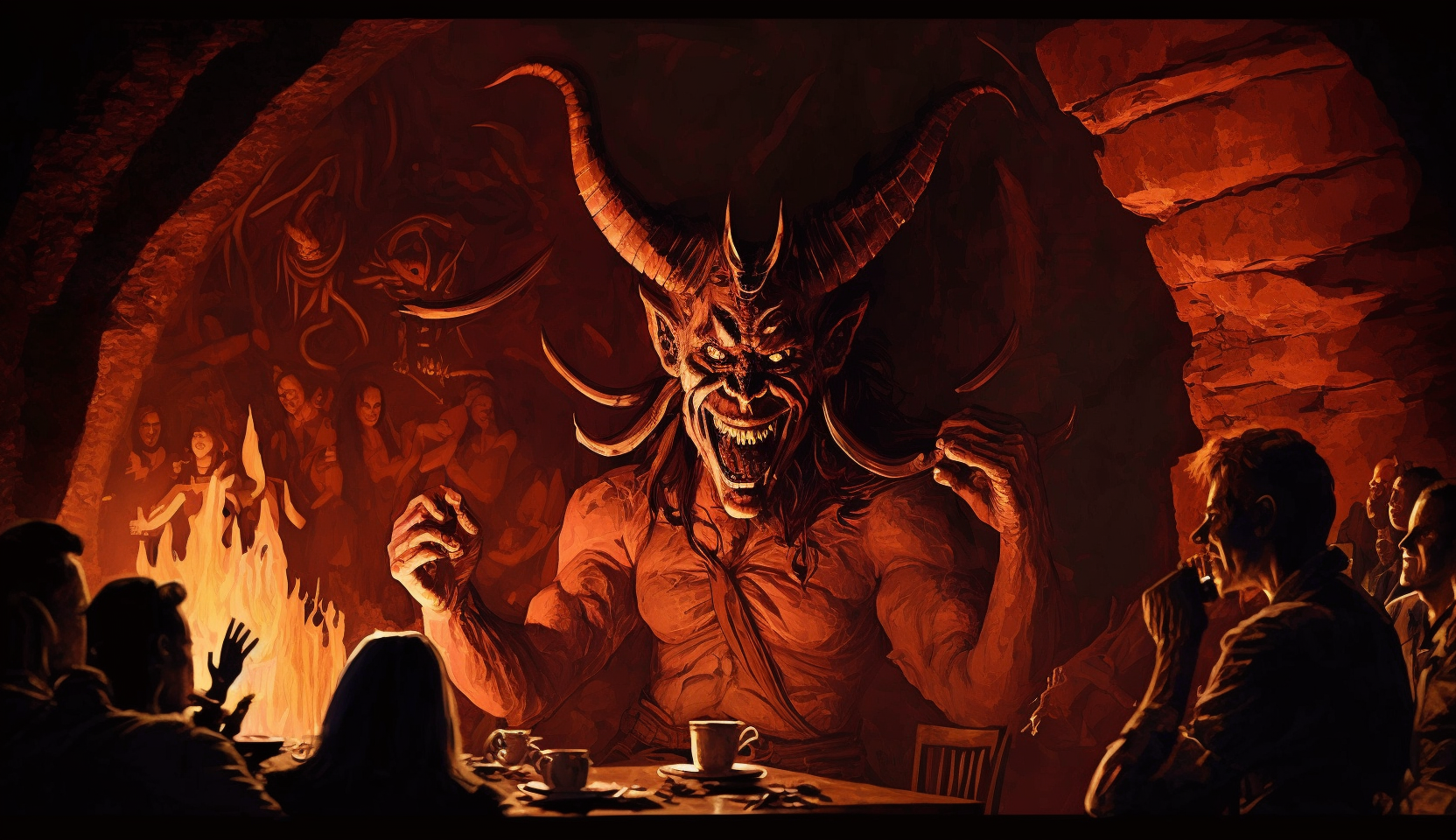 A Festa no Inferno do Brasileiro e do Americano