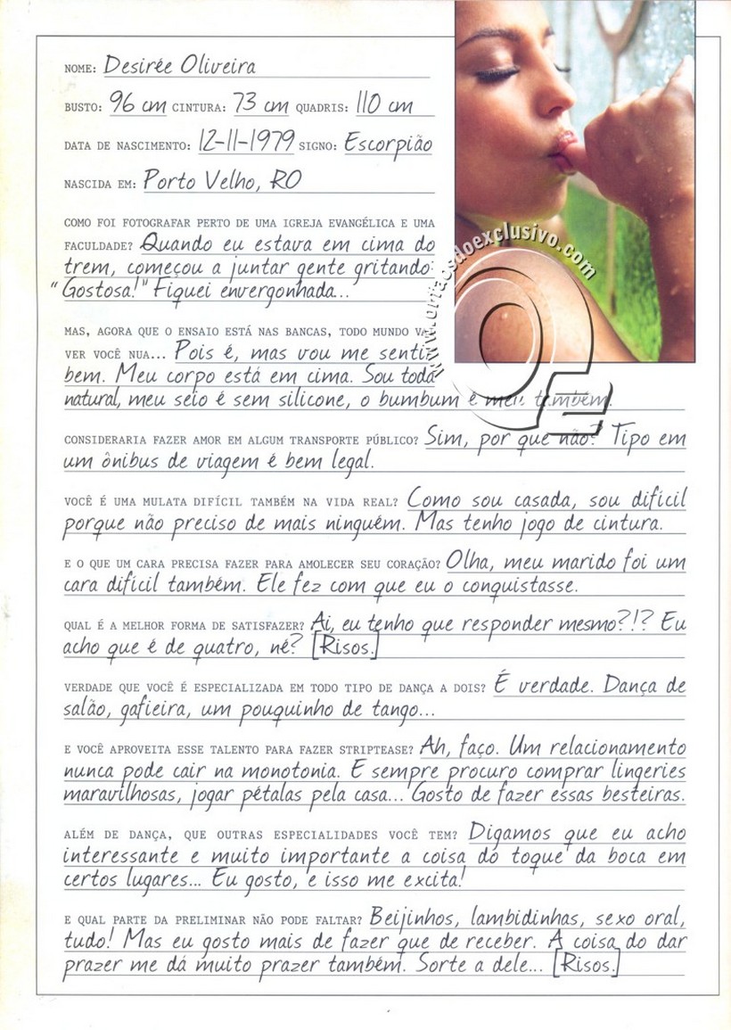 Playboy Outubro 2010 Desiree Oliveira 16 fotos 11